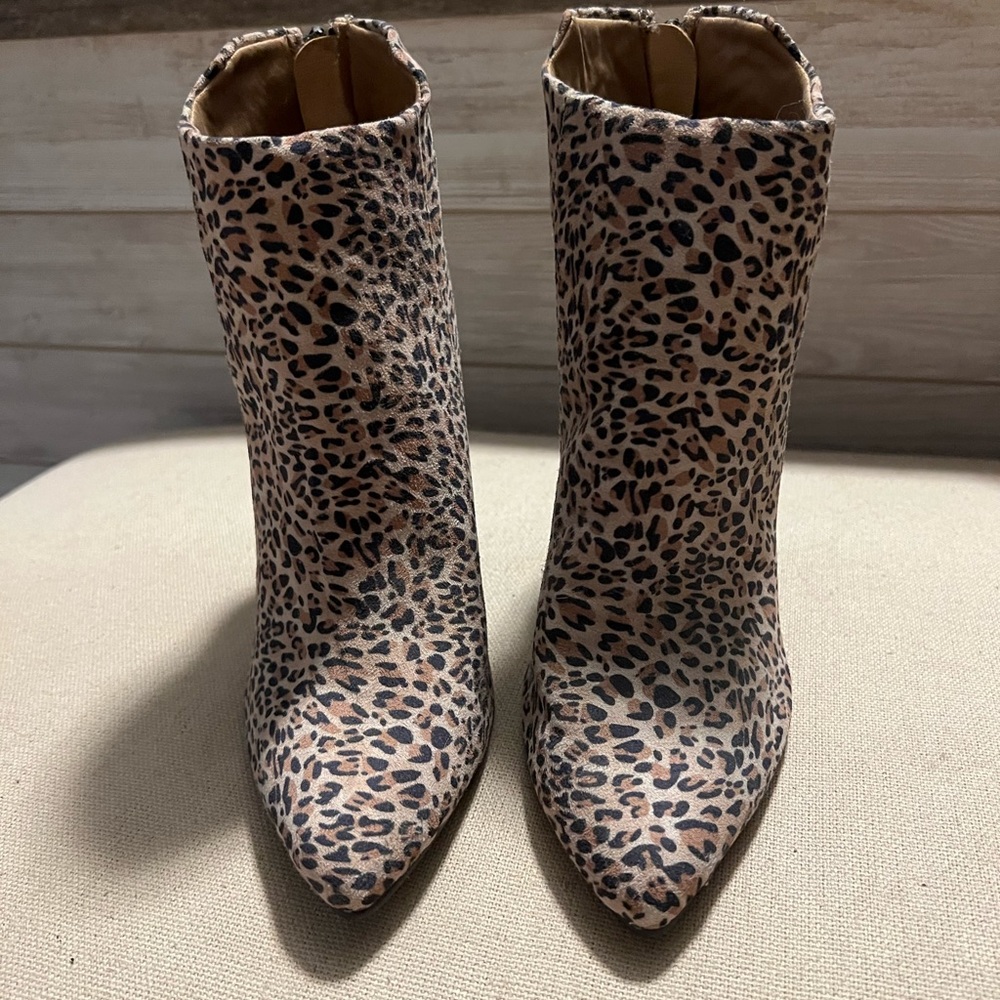 Leopard Print Booties - image 2